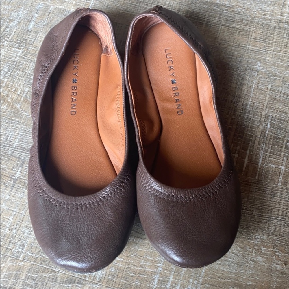 Brown ballet flat Lucky Brand